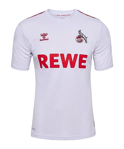 hummel Herren Fußballtrikot 1. FC Köln 23-24 Heim White-True red XXL von hummel