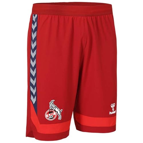 hummel 1.FCK 1. FC Köln Kinder Short Trainingsshort Kurze Hose 2024 Gr. 152 (DE/NL/SE/PL, Numerisch, 152, Regular, rot) von hummel