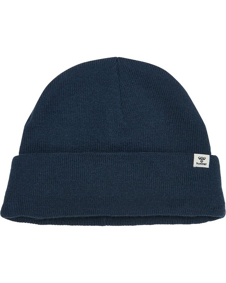 hummel Beanie hmlMOVE (Strickstoff, Rippstruktur) marineblau - 1 Stück von hummel