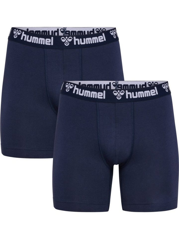 hummel Boxershorts 2-er Pack Retro Boxershorts Trunks Set Unterwäsche HMLBOXERS (2-St) HMLBOXERS 2-PACK von hummel