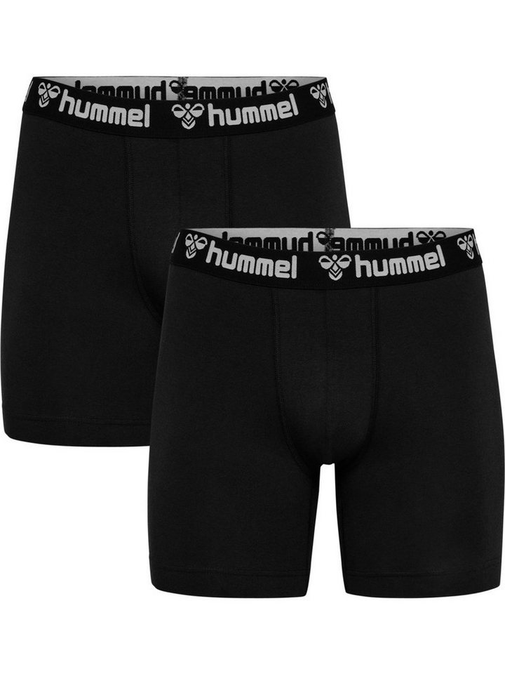 hummel Boxershorts 2-er Pack Retro Boxershorts Trunks Set Unterwäsche HMLBOXERS (2-St) HMLBOXERS 2-PACK von hummel