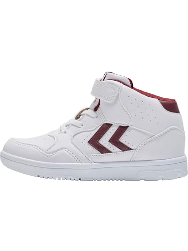 hummel Camden HIGH JR Sneaker, White/RED, 27 EU von hummel