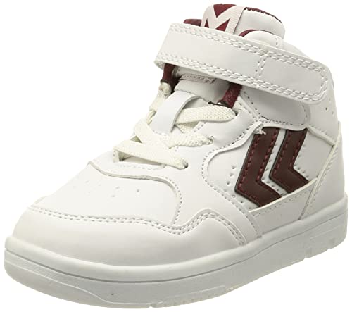 hummel Camden HIGH JR Sneaker, White/RED, 31 EU von hummel