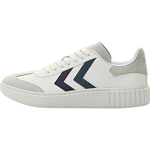 hummel Damen Aarhus Classic Low Sneaker, Weiß (weiß/hellgrau weiß/hellgrau), 41 EU von hummel