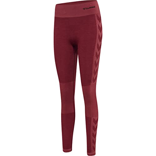 hummel Hmlclea Seamless Mid Waist Tights Damen Yoga Leggings von hummel