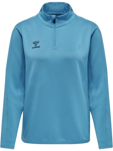 hummel Hmlcore Xk Half Zip Sweat Damen Multisport Sweatshirt Mit Kurzem Reißverschluss von hummel