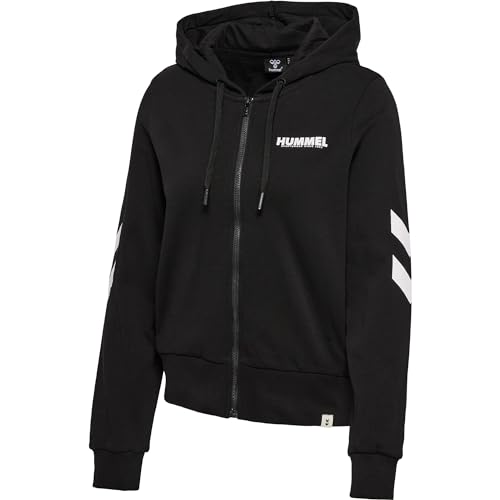 hummel Hmllegacy Zip Hoodie Damen Athleisure Mit Reißverschluss von hummel