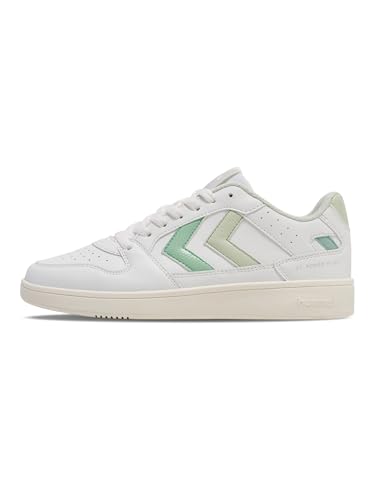 hummel Damen ST. Power Play WMNS LZD Sneaker, Bright White/Misty Jade, 42 EU hummel Damen ST. Power Play WMNS LZD Sneaker, Bright White/Misty Jade, 42 EU von hummel