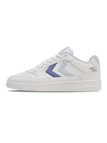hummel Damen ST. Power Play WMNS Sneaker, White/Ballad Blue, 38 EU hummel Damen ST. Power Play WMNS Sneaker, White/Ballad Blue, 38 EU von hummel