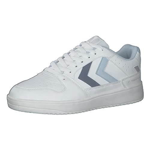 hummel Damen Sneaker St. Power Play WMNS 218557 White/Ballad Blue 37 von hummel