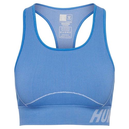 hummel Damen Sport-BH Christel Rauchblau/hellgrau L von hummel