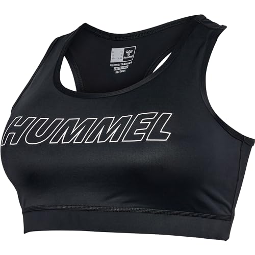 hummel BH Hmlte Multisport Damen Atmungsaktiv Schnelltrocknend Nahtlosen Black von hummel