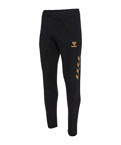 hummel E24C LTD Cotton Pants Black/Gold - 2XL von hummel