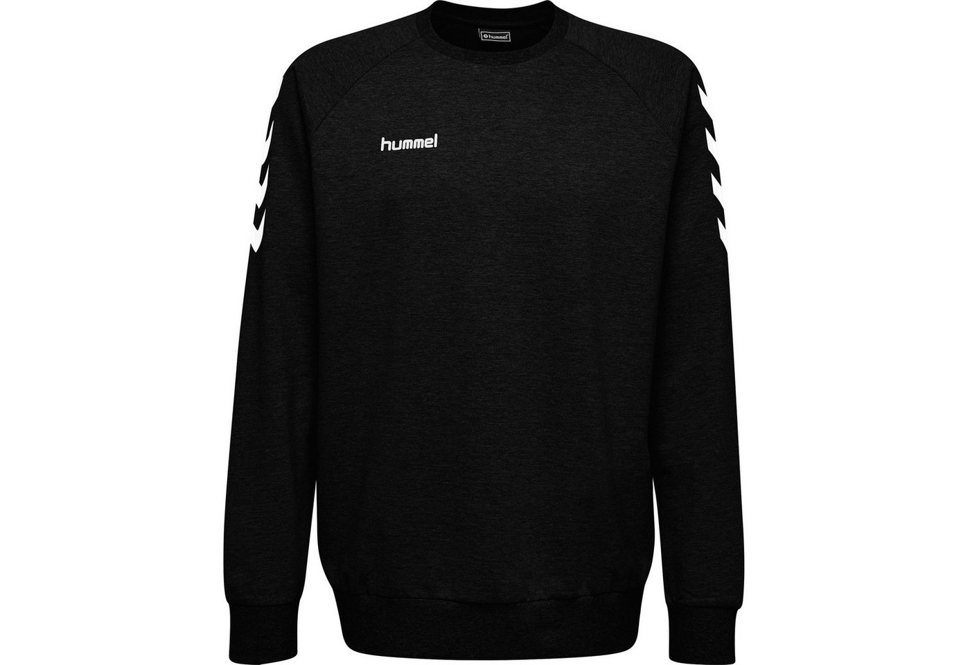 hummel Fleecepullover Hummel Herren Pullover Go Cotton Sweatshirt 203505 von hummel