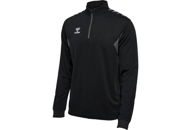 hummel Fleecepullover Hummel Herren Trainingstop hmlAuthenticHalf Zip Poly Sweat 219973 von hummel