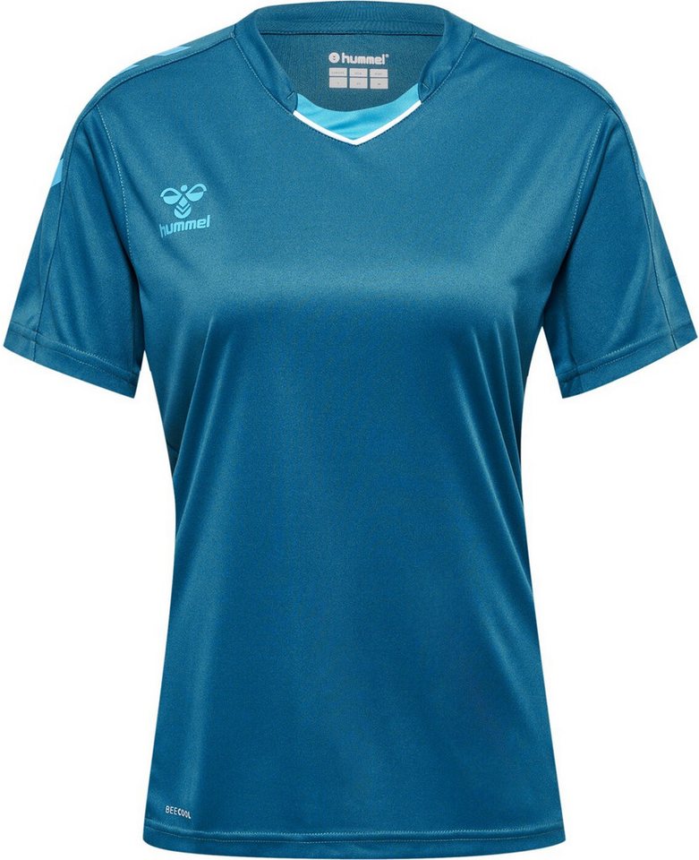 hummel Funktionsshirt hmlCORE XK POLY JERSEY S/S WOMAN BLUE CORAL von hummel