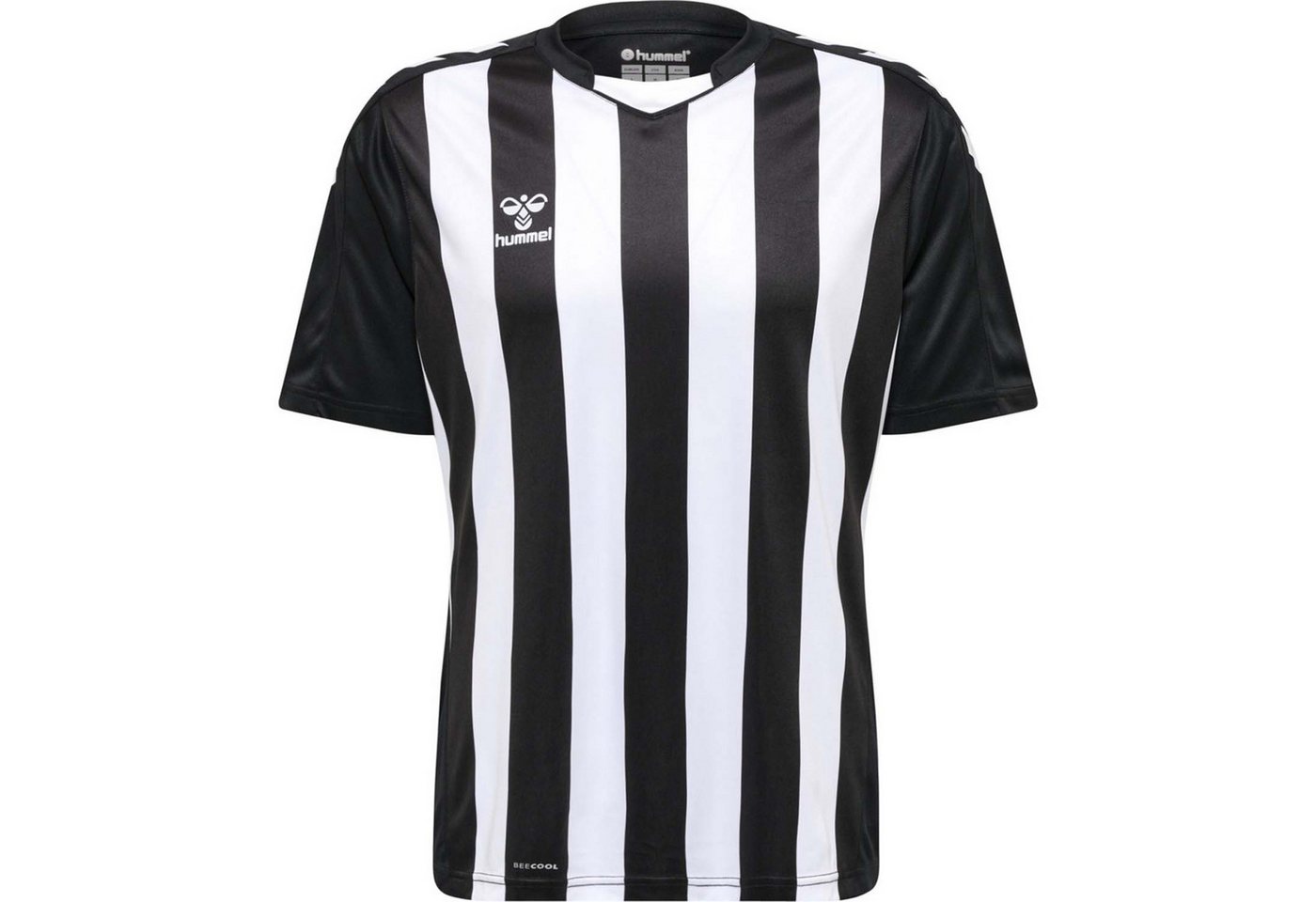 hummel Fußballtrikot Hummel Herren Trikot Core Striped XK Polo Jersey S/S 211458 von hummel