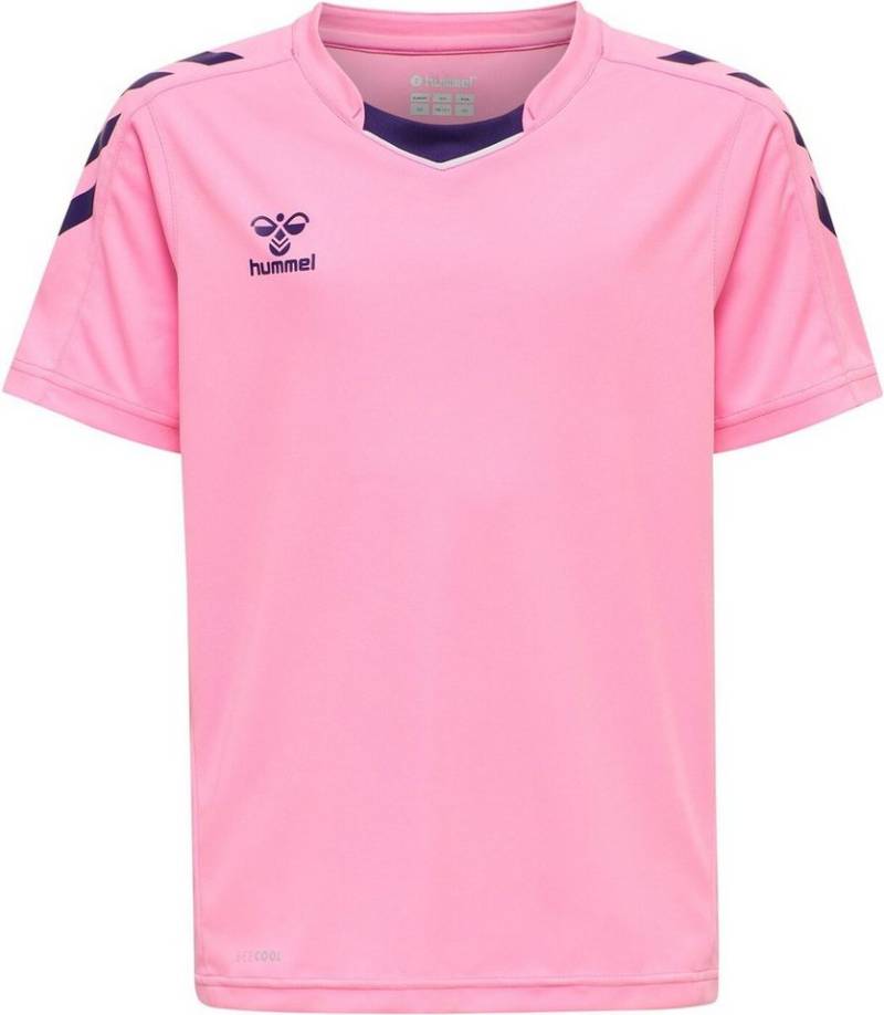 hummel Fußballtrikot hmlCORE XK POLY JERSEY S/S KIDS COTTON CANDY von hummel