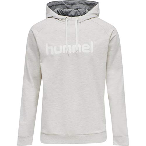 hummel GO Cotton Logo Hoodie grau - S von hummel