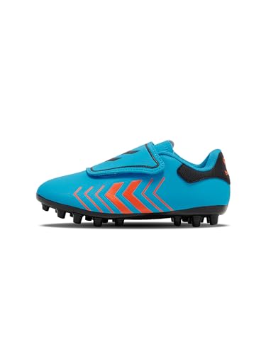 hummel HATTRICK MG JR Football Shoe, Blue/ORANGE, 28 EU von hummel