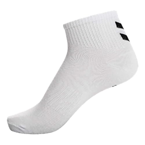 hummel HML Chevron Mid Cut Socken 2023 weiß (Packung x 3), weiß, 40 von hummel