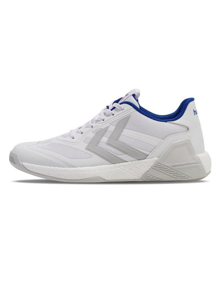 hummel Hallen-Indoorschuhe Algiz IV weiss/grau Herren Badmintonschuh von hummel