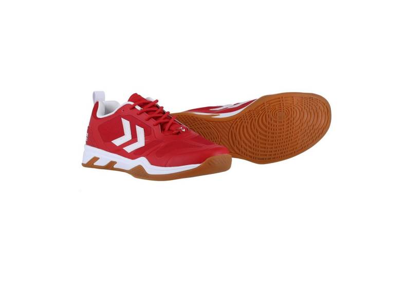 hummel Hallen-Indoorschuhe Uruz 2.0 Icon (Dämpfung) rot Herren Badmintonschuh von hummel