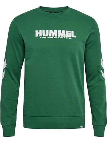 hummel Herren, Unisex Sportsweatshirt grasgrün/weiß L von hummel