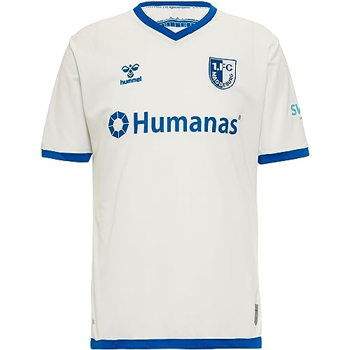 hummel Herren Fußballtrikot 1. FC MAGDEBURG 23-24 Heim White-Blue XXL von hummel