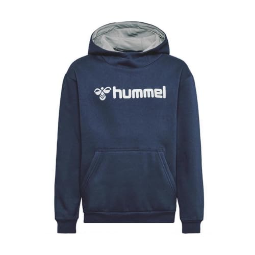 hummel Unisex Kinder hmlMOVER Kids Cotton Hoodie - 205592, Farbe:7026 Marine, Textil:140 von hummel