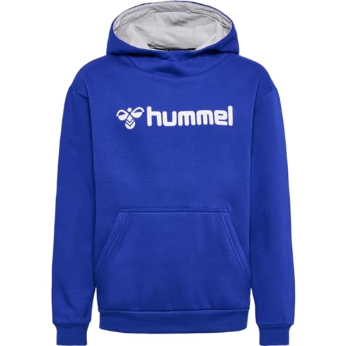 hummel Unisex Kinder hmlMOVER Kids Cotton Hoodie - 205592, Farbe:Blau, Textil:128 von hummel