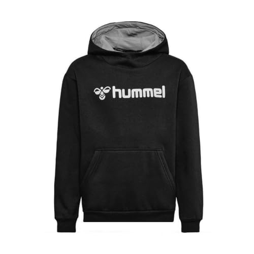 hummel Unisex Kinder hmlMOVER Kids Cotton Hoodie - 205592, Farbe:Schwarz, Textil:152 von hummel