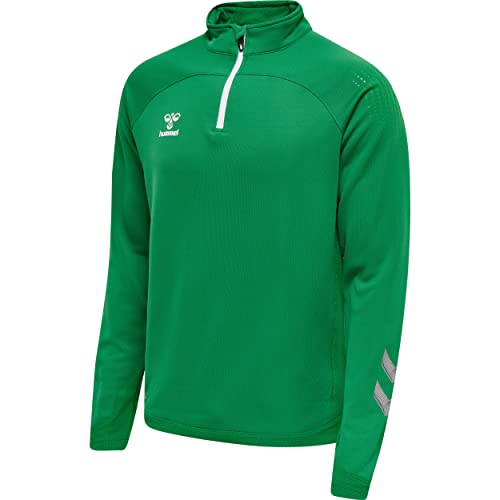 hummel Hmllead Half Zip Herren Multisport Sweatshirt Mit Kurzem Reißverschluss von hummel