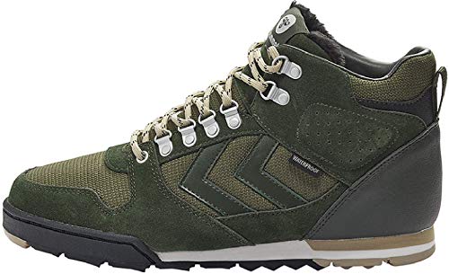 hummel Herren Nordic Root Forest Hohe Sneaker, Grün (Grün/Braun Grün/Braun), 40 EU von hummel