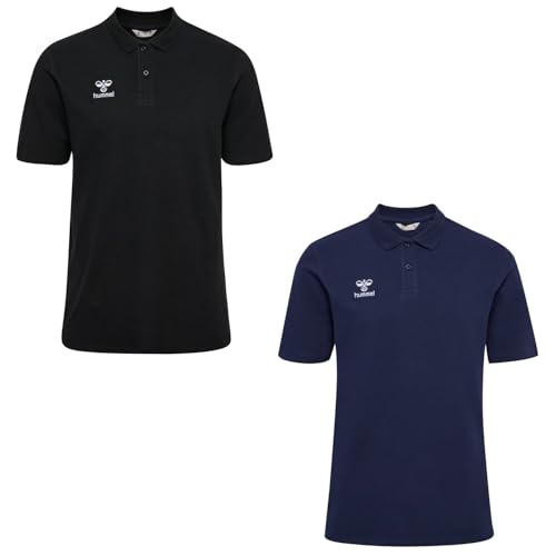 hummel Herren Poloshirt hmlGO 2.0 Polo 2er Pack 224831-2001-7026 XXL von hummel