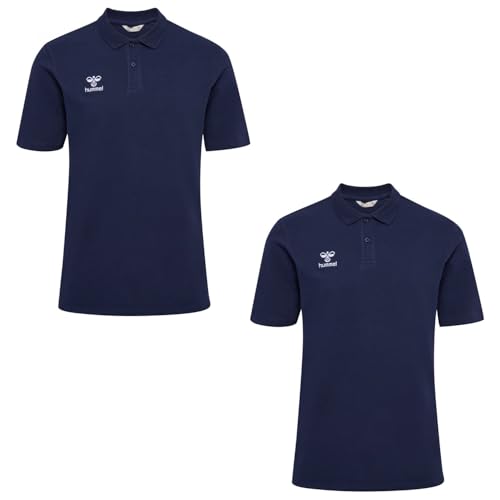 hummel Herren Poloshirt hmlGO 2.0 Polo 2er Pack 224831-7026-7026 XXXL von hummel