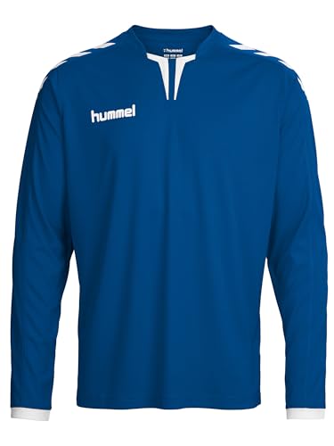 hummel Herren Trikot Core LS Poly Jersey 004615 True Blue PR XXXL von hummel