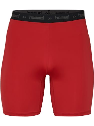 hummel Herren Tight First Performance Jersey Tight Short 204504 True Red S von hummel
