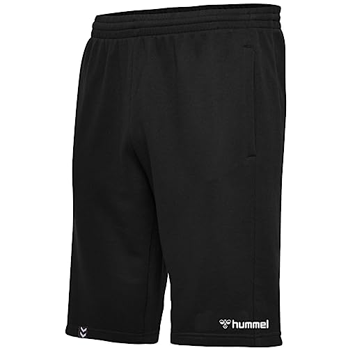 hummel HmlMover Cotton Bermuda Herren Shorts - 205600, Farbe:2001 Black, Textil:XXL von hummel