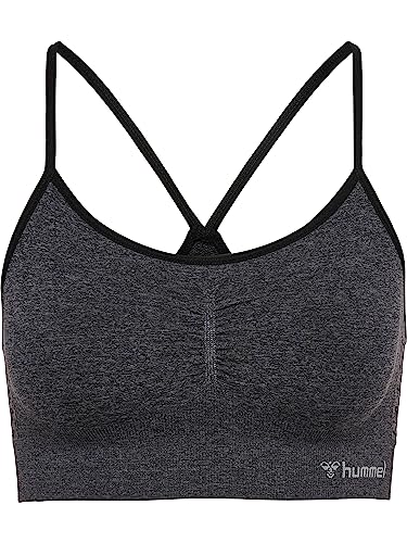 hummel Hmlci Seamless Scrunch Sports Bra Damen Yoga T-Shirt von hummel