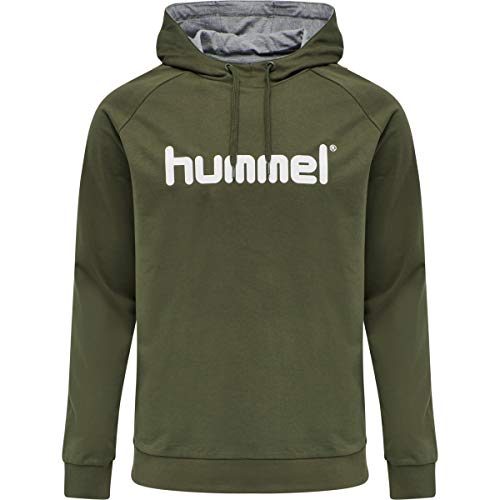 hummel Cotton Kapuzenpullover Hmlgo Multisport Kinder Atmungsaktiv Grape Leaf Größe 152 von hummel