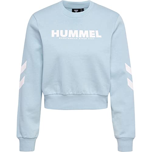 hummel -Hmllegacy Damen Sweatshirt (DE/NL/SE/PL, Alphanumerisch, L, Regular, Regular, Himmlisches Blau) von hummel