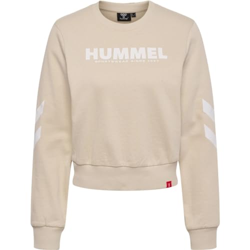 hummel -Hmllegacy Damen Sweatshirt (DE/NL/SE/PL, Alphanumerisch, M, Regular, Regular, Bimsstein) von hummel