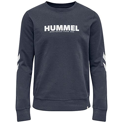 Hummel Unisex Pullover Legacy Sweatshirt 212571 Blue Nights XXS von hummel
