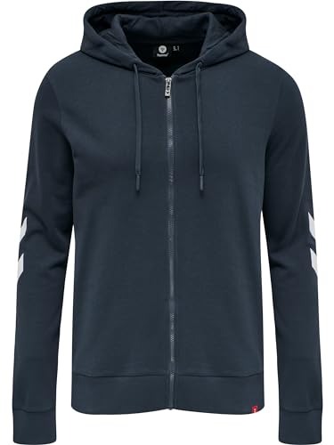 hummel Hmllegacy Zip Hoodie Plus Unisex Erwachsene Athleisure Mit Reißverschluss von hummel