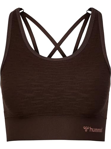 hummel Hmlmt Focus Seamless Sports Top Damen Yoga Sportoberteil Mit Beecool Technologie von hummel