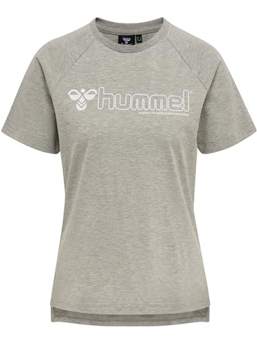 hummel Damen Funktionsshirt Noni 2.0 grau/weiß M von hummel