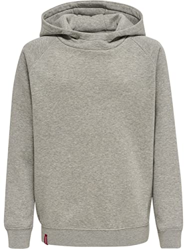 hummel Kapuzenpullover Hmlred Multisport Kinder Grey Melange Größe 140 von hummel