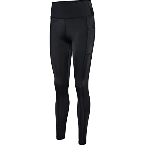 hummel Hmlte Tola High Waist Tights Damen Training Leggings Mit Beecool Technologie von hummel