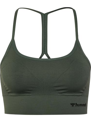 hummel Hmltiffy Seamless Sports Top Damen Yoga Sportoberteil Mit Recyceltes Polyamid von hummel
